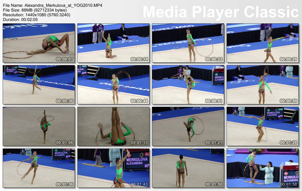 Product picture Gymnastic rhythm - Alexandra Merkulova at YOG 2010